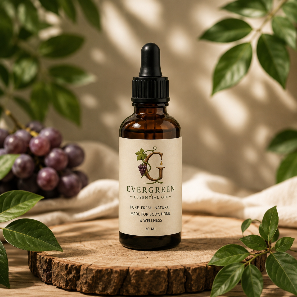 Lavender Evergreen Essential Oil botanical blend 100% natural